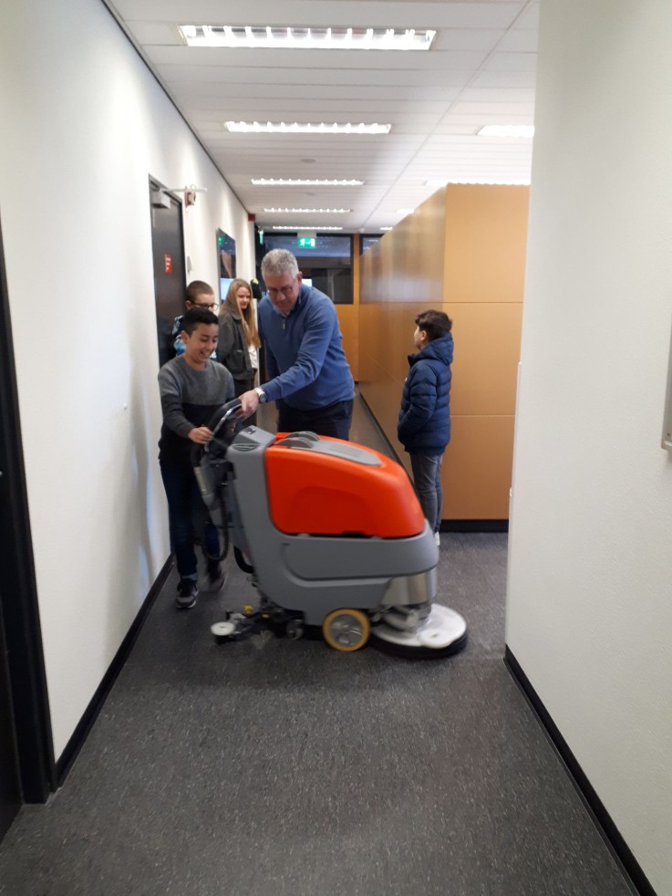 Het schoonmaakbedrijf